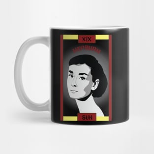 The Sun/Audrey Hepburn Card Mug